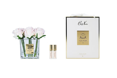 Couture Nine Rose Buds - Clear with Gold Badge - Champagne Pink - SVC915 (Carton of 2)